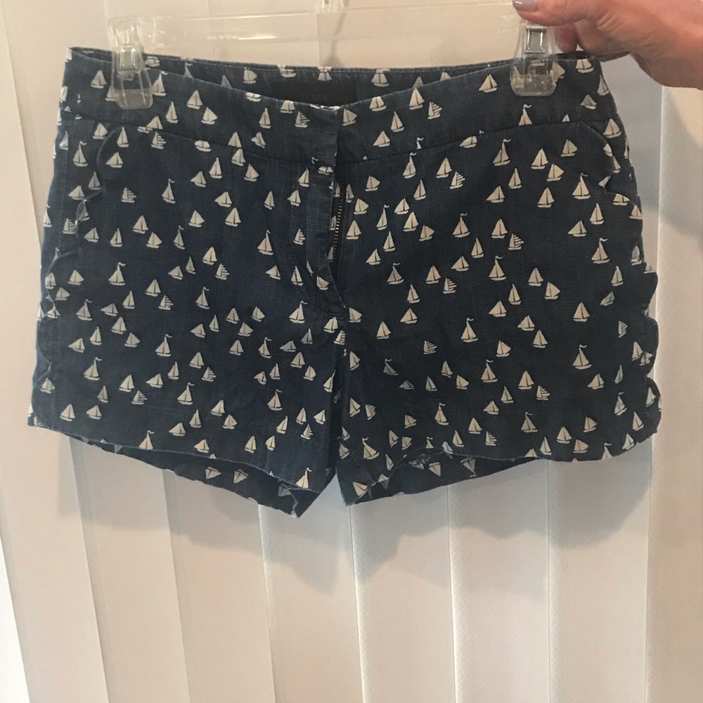 SOLD Jcrew Sail boat denim shorts
